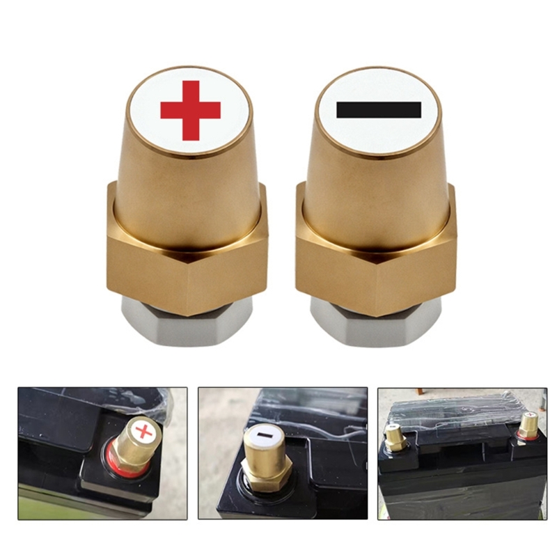 Battery Terminal Clamps Quick Release Brass - 1 Paar Schnellspanner 12V 24V Batterieklemmen
