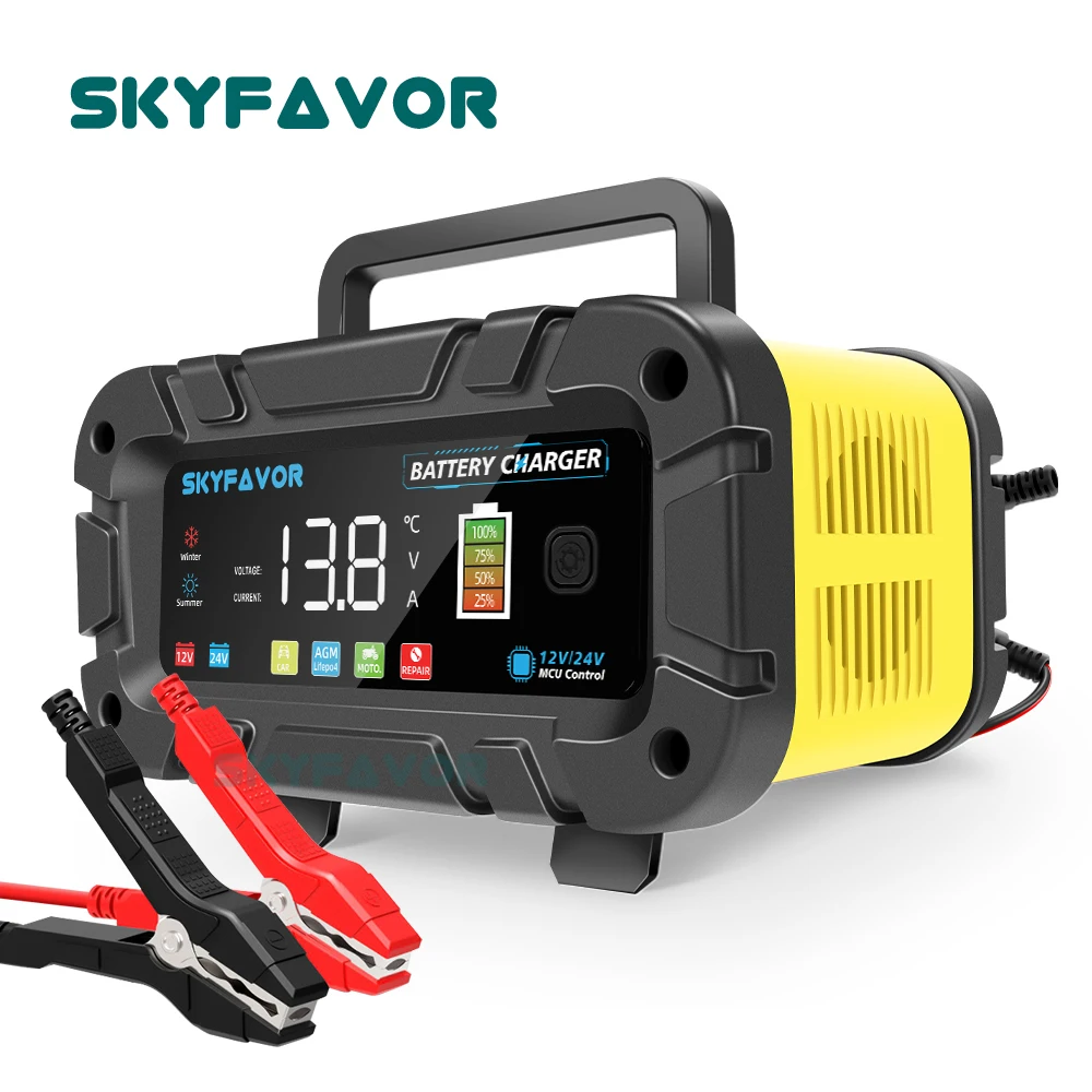 Lifepo4 Battery Charger Smart Automatic - Automatisches Intelligentes 12V 24V Batterieladegerät 12V