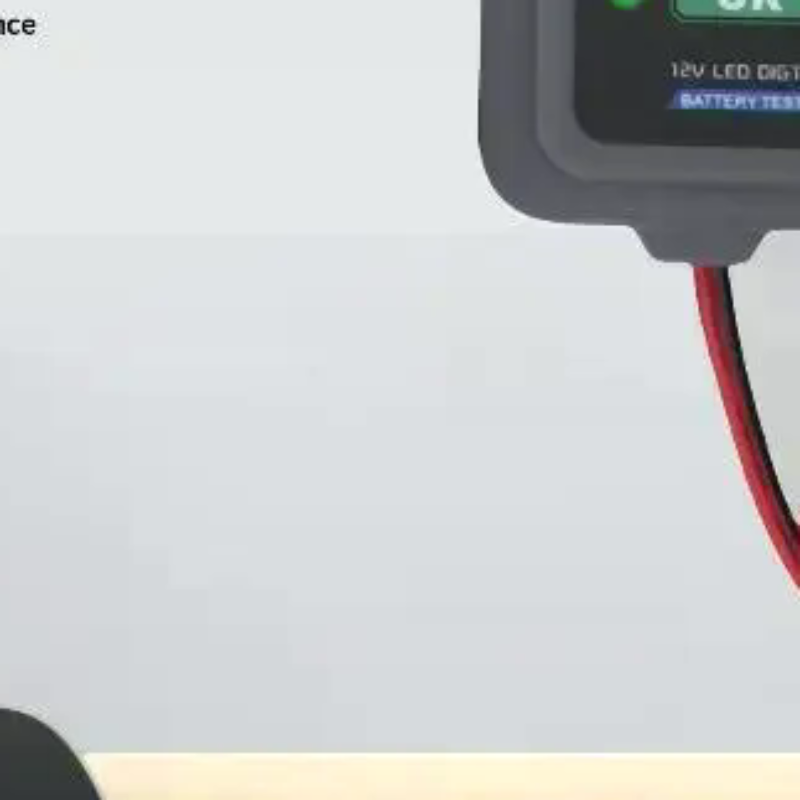 Alternator Tester Digital Diagnostic Tool - Mini 12V Autobatterietester, digitaler Lichtmaschinentester, 6-LED-Anzeige,