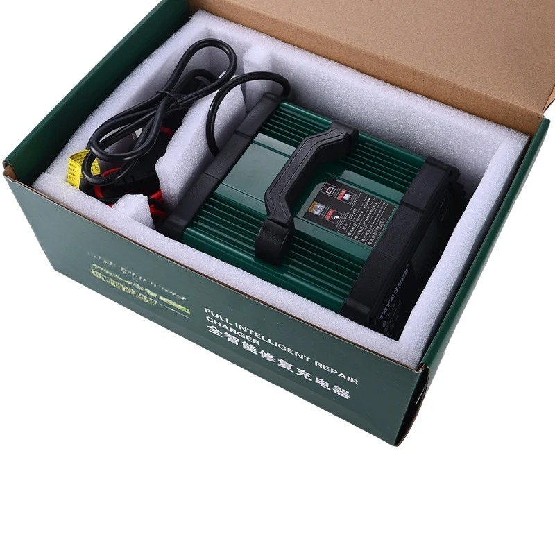 Lifepo4 Battery Charger Smart Automatic - 12V/24V Vollautomatisches Intelligentes Autobatterie-Ladegerät Lithium-LiFePO4-Ladegerät Reparatur-Ladegerät