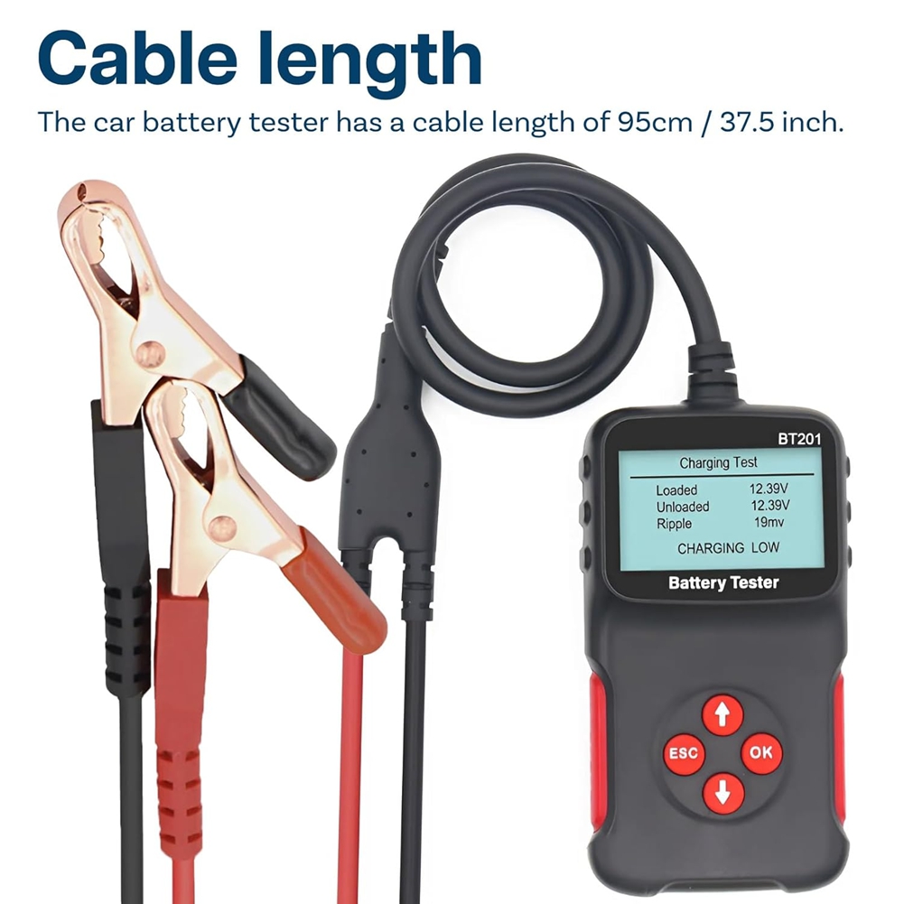 Alternator Tester Digital Diagnostic Tool - HGHO Autobatterietester 12V Digitales Diagnosegerät für