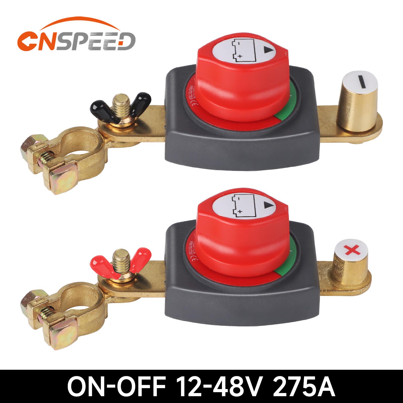 Battery Disconnect Switch Master Cut Off - Batterietrennschalter, 2 Positiv, 12 V, 48