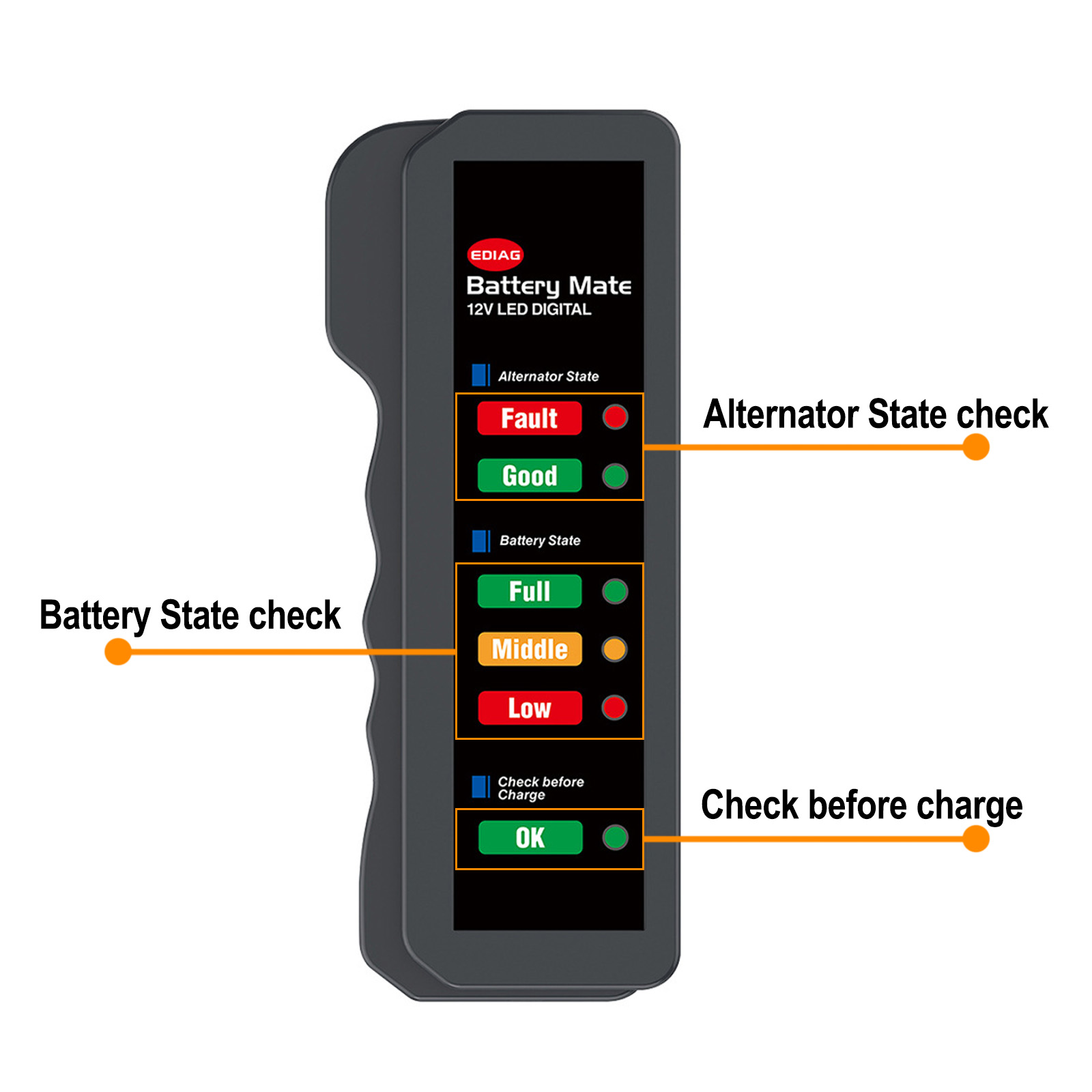 Mini 12 V Auto Batterie Tester – Alternator Tester Digital Diagnostic Tool Bewertung und Preis