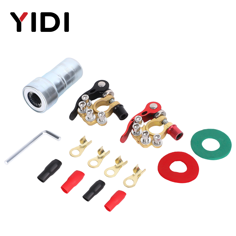 2 Stück Auto-Batterieanschluss – Battery Terminal Clamps Quick Release Brass Bewertung und Preis