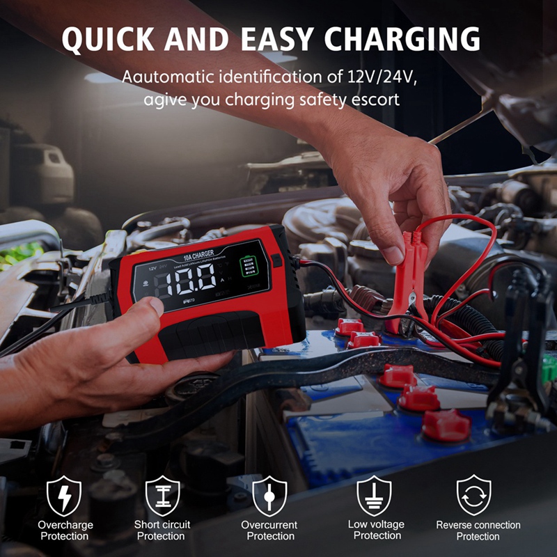 10A Automatische Aufladung für – Lifepo4 Battery Charger Smart Automatic Bewertung und Preis