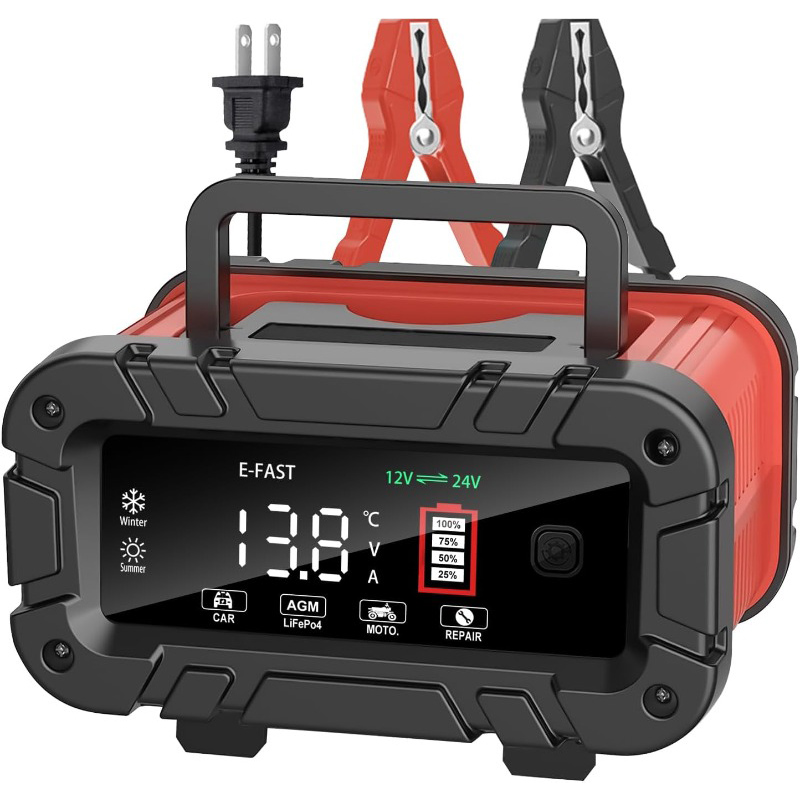 20A Batterieladegerät 12V/24V  – Smart Car Battery Charger 12V 24V 20A Bewertung und Preis