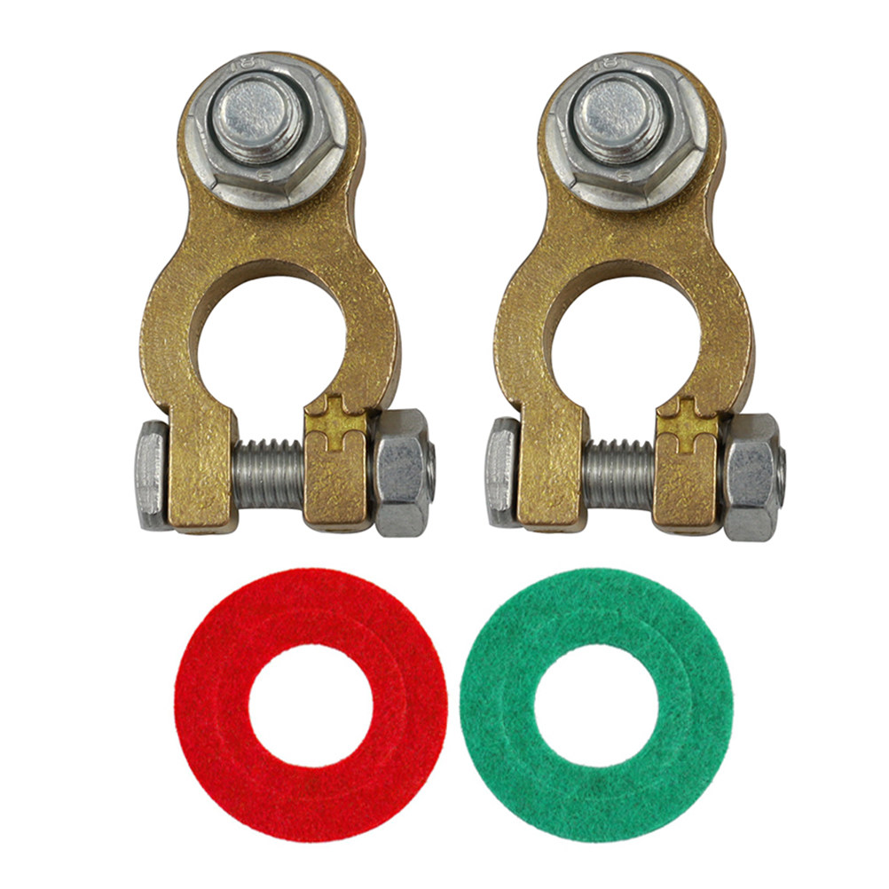1 Paar Messing-Batterieanschlu – Battery Terminal Clamps Quick Release Brass Bewertung und Preis