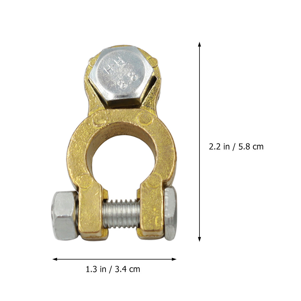 1 Paar Messing-Batterieanschlu – Battery Terminal Clamps Quick Release Brass Bewertung und Preis