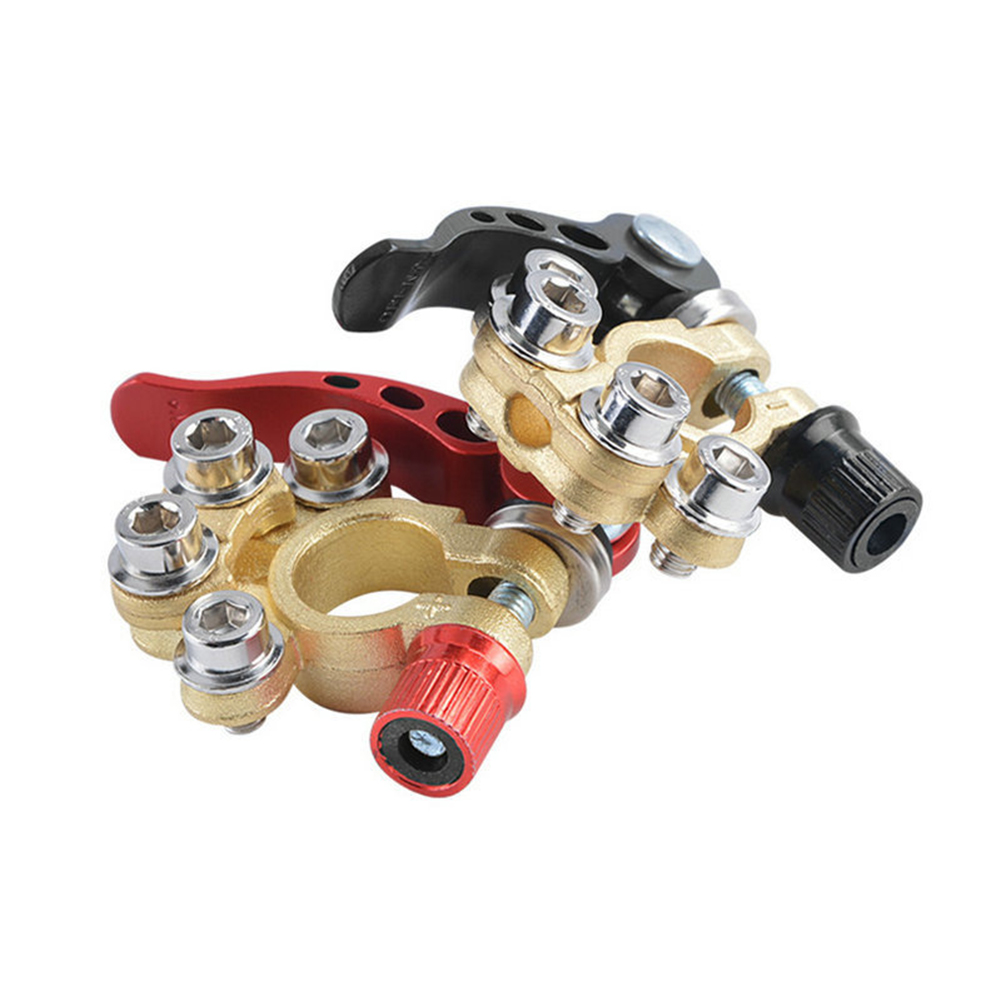 12V Plus- & Minuskabelklemme S – Battery Terminal Clamps Quick Release Brass Bewertung und Preis