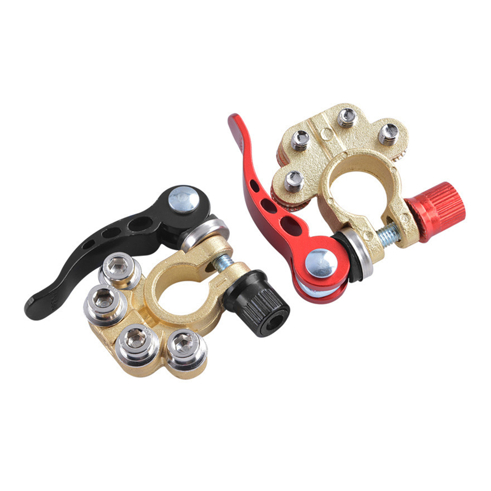12V Plus- & Minuskabelklemme S – Battery Terminal Clamps Quick Release Brass Bewertung und Preis