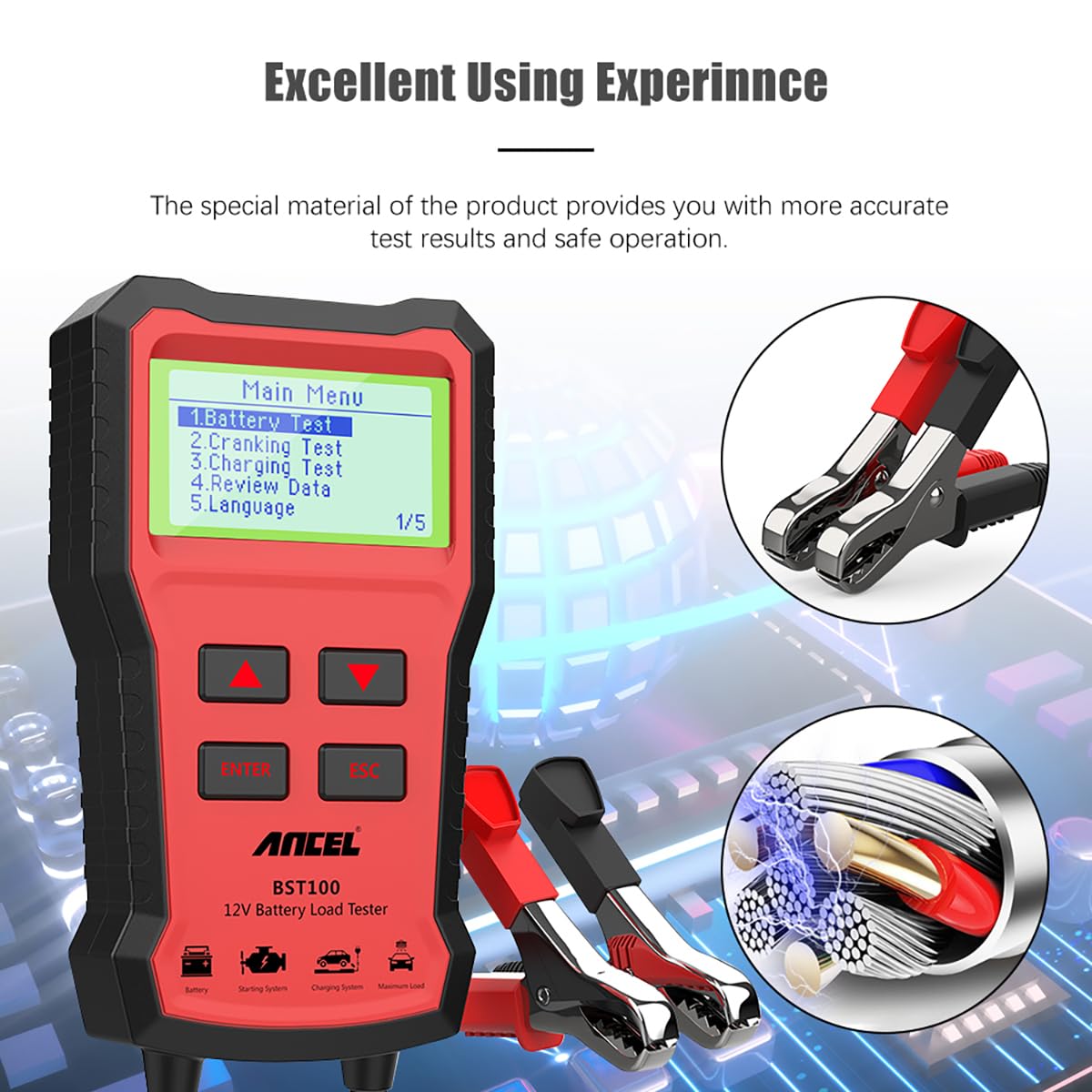 Digitaler 12V Autobatterietest – Car Battery Load Tester Digital Cranking Bewertung und Preis
