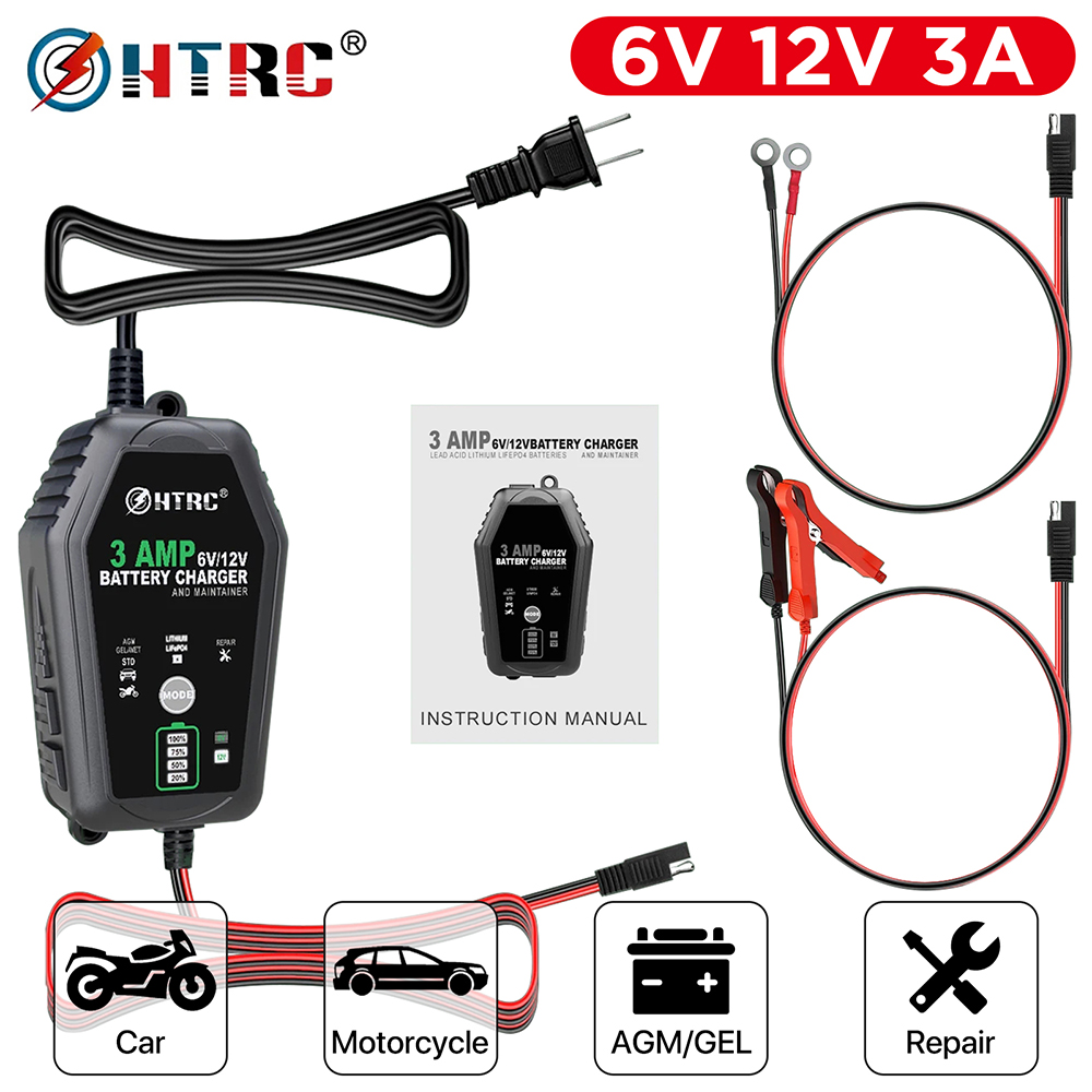 HTRC Autobatterieladegerät 6V  – Lifepo4 Battery Charger Smart Automatic Bewertung und Preis