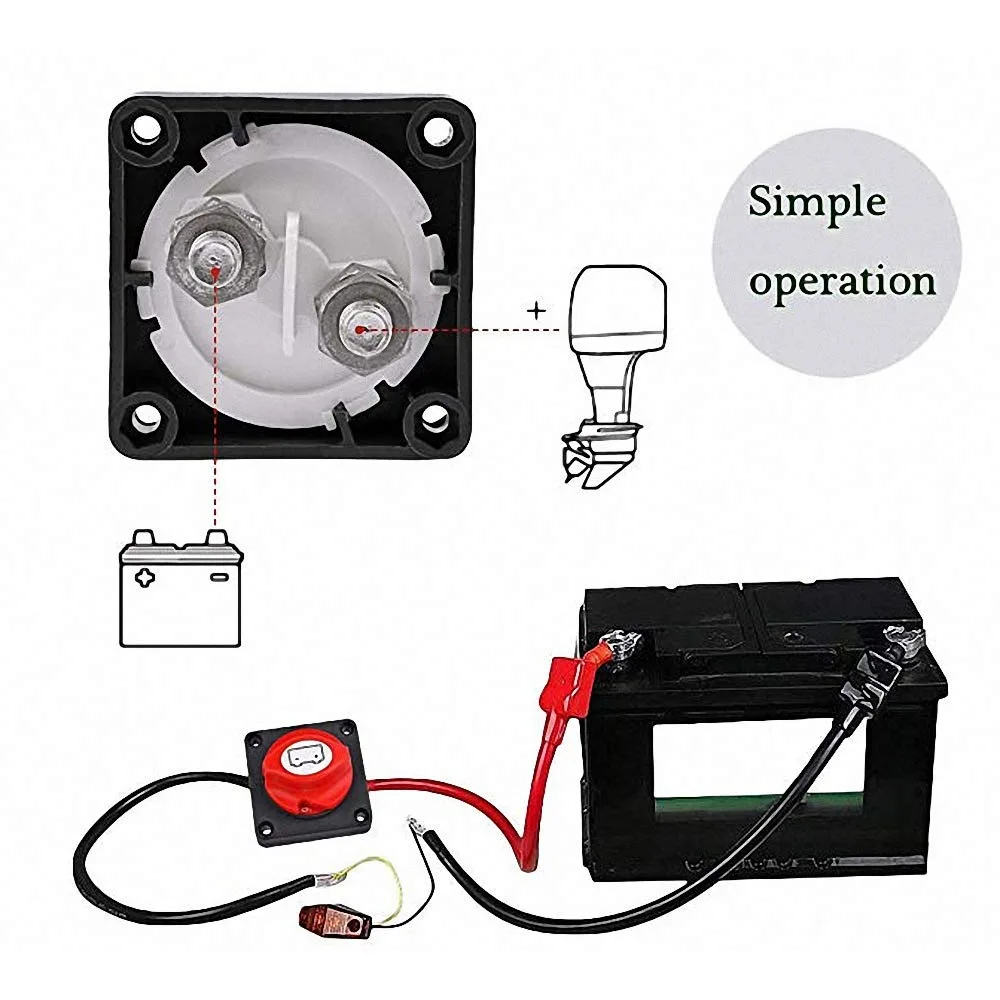 12V 600A Haupttrennschalter Ba – Battery Disconnect Switch Master Cut Off Bewertung und Preis