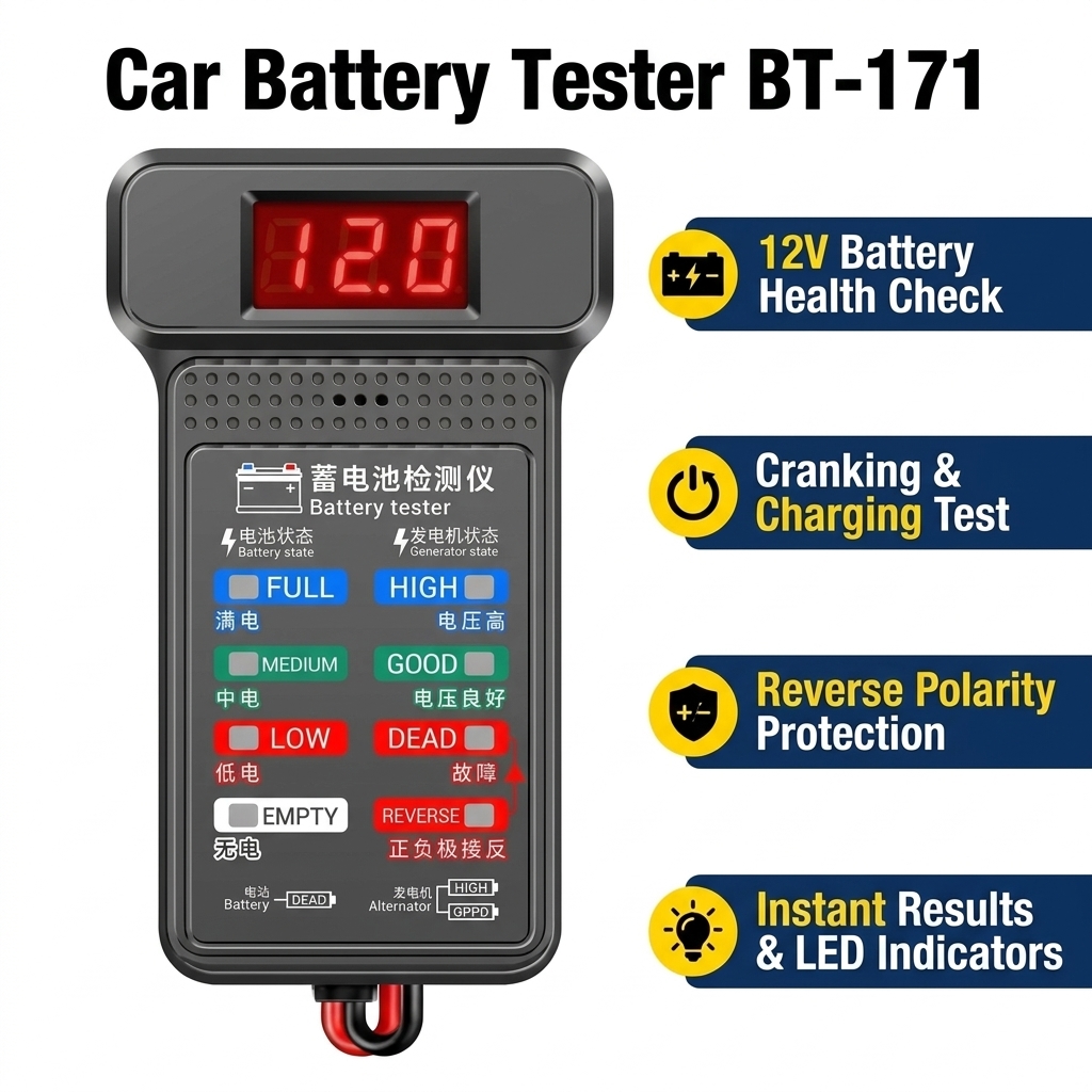 Autobatterie-Tester Digitaler  – Car Battery Load Tester Digital Cranking Bewertung und Preis