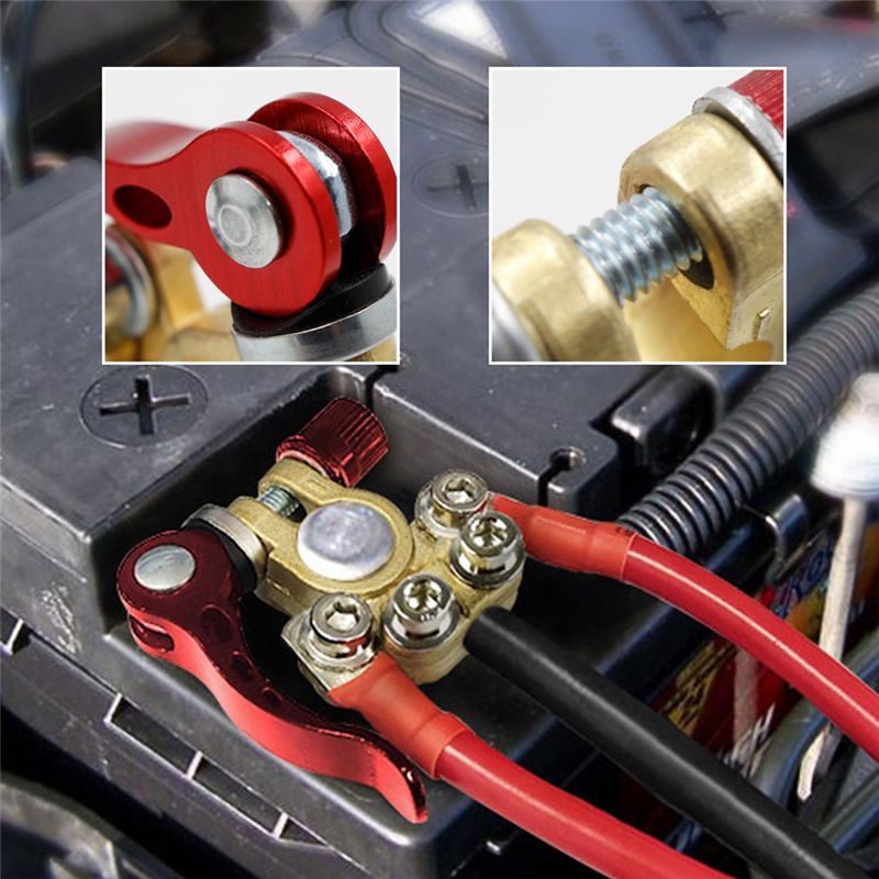 2 x 12 V 24 V Batterieklemmen, – Battery Terminal Clamps Quick Release Brass Bewertung und Preis