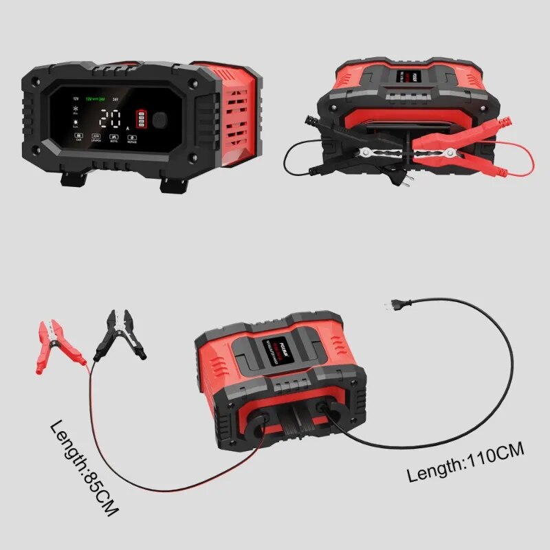20a/10a Auto Motorrad Batterie – Smart Car Battery Charger 12V 24V 20A Bewertung und Preis
