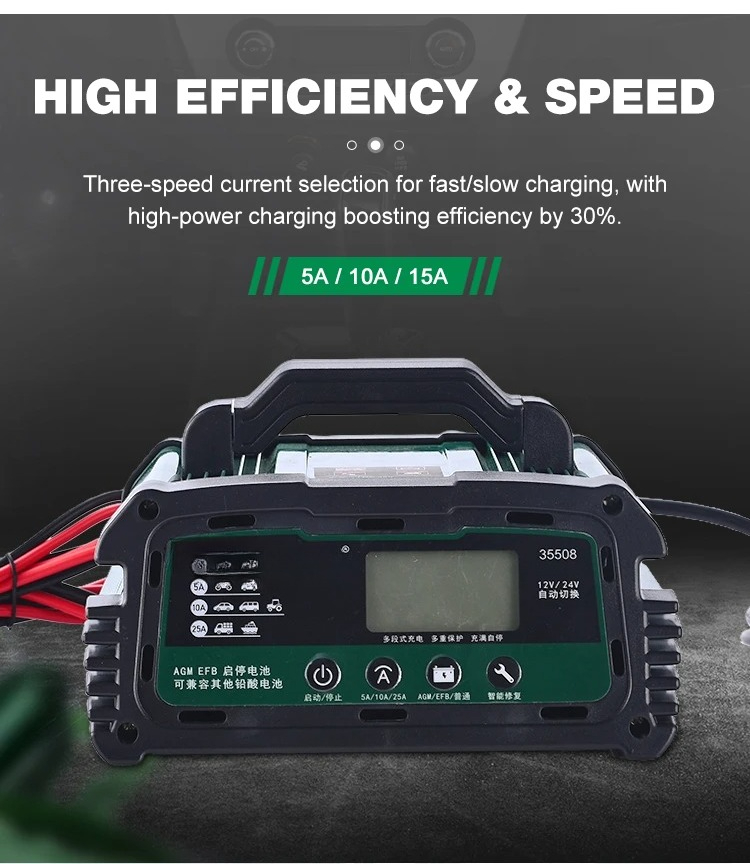 12V/24V Vollautomatisches Inte – Lifepo4 Battery Charger Smart Automatic Bewertung und Preis