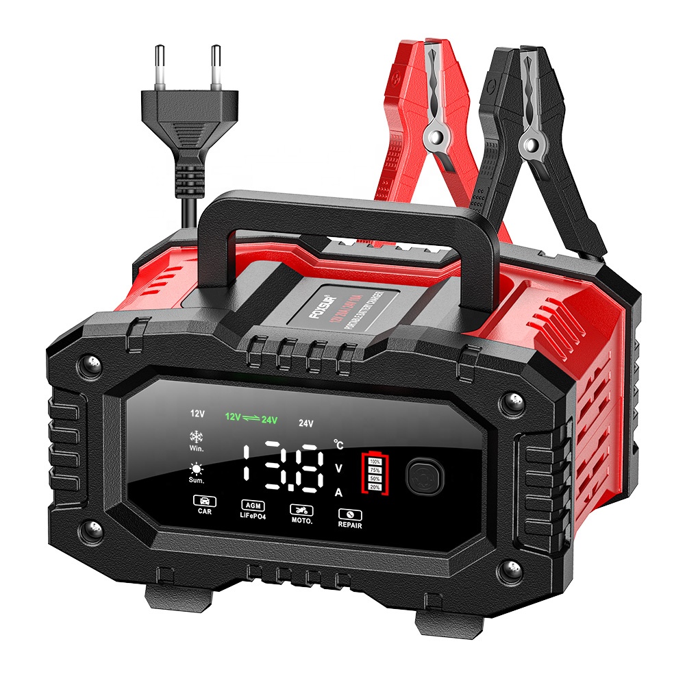 12V 20A 24V 10A Foxsur Vollaut – Smart Car Battery Charger 12V 24V 20A Bewertung und Preis