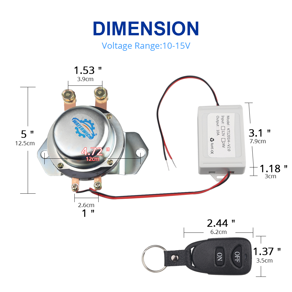 12V 24V Netzteil Batterie Scha – Battery Disconnect Switch Master Cut Off Bewertung und Preis