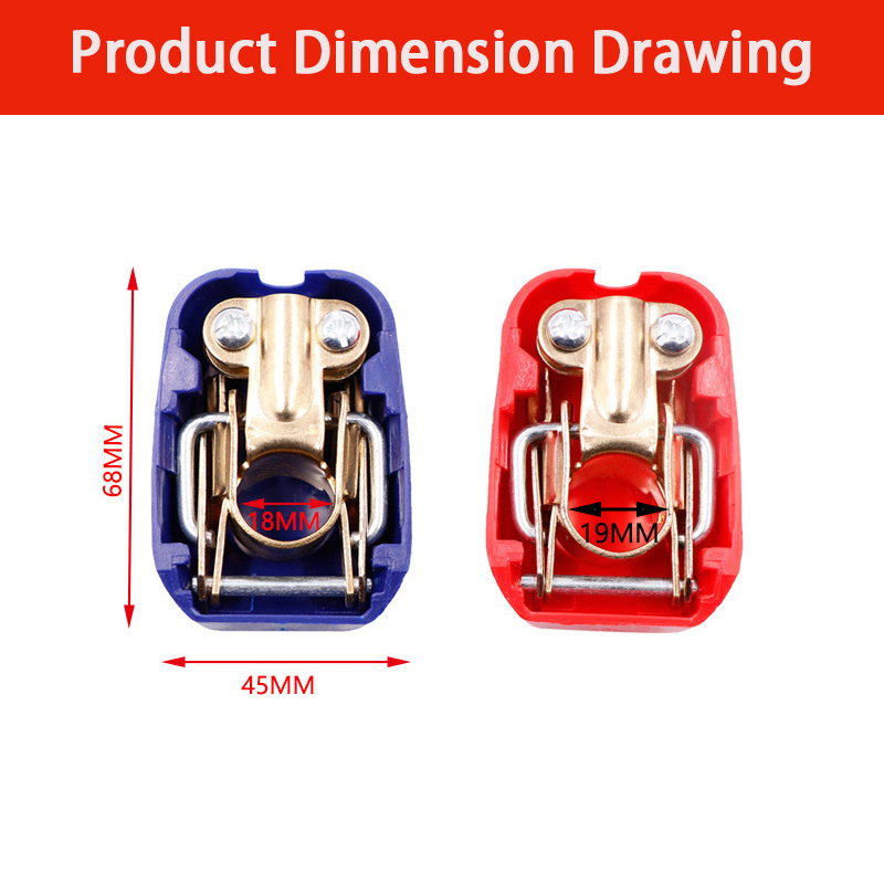 1 Paar Autobatterie-Klemmen Sc – Battery Terminal Clamps Quick Release Brass Bewertung und Preis