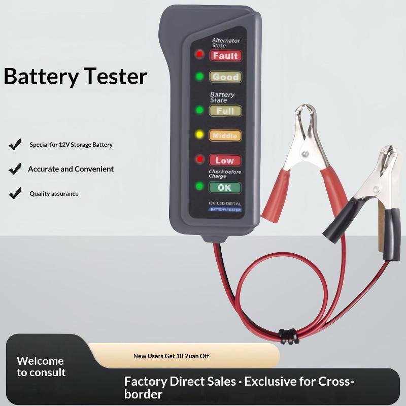 【CMO】Mini 12V Autobatterietest – Alternator Tester Digital Diagnostic Tool Bewertung und Preis