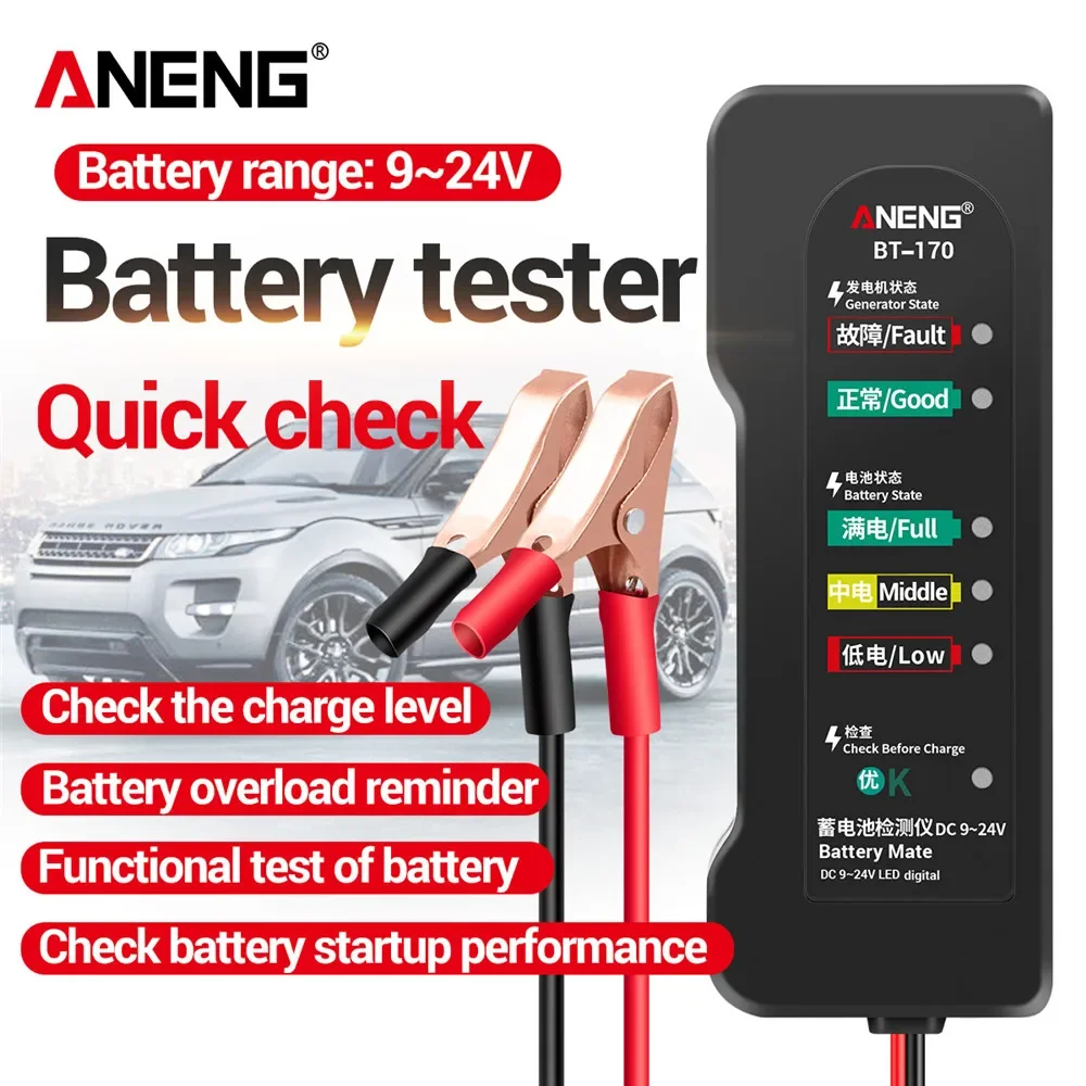 ANENG BT-170 12V Auto- und Mot – Alternator Tester Digital Diagnostic Tool Bewertung und Preis