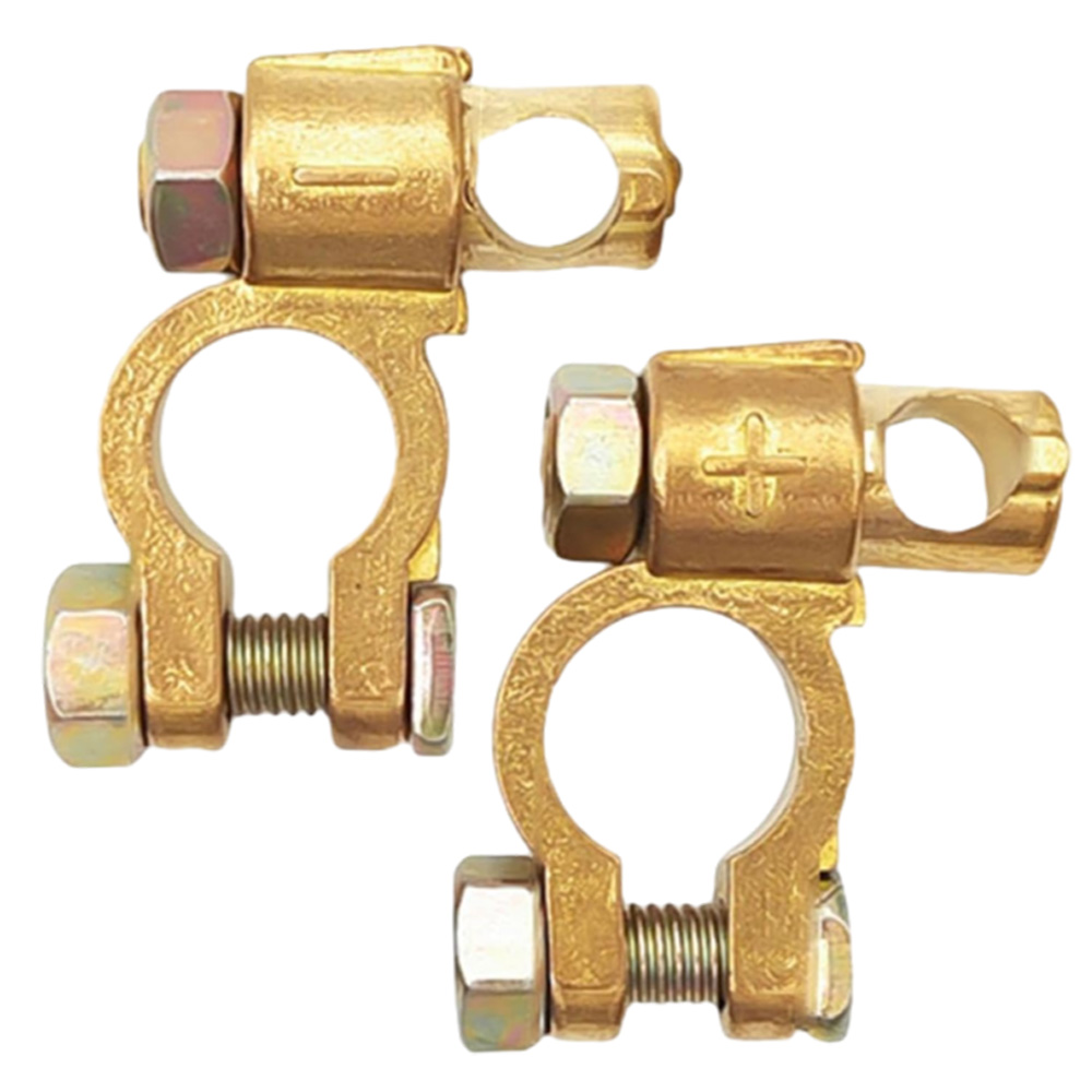 12 V positive Batterieklemmen, – Battery Terminal Clamps Quick Release Brass Bewertung und Preis