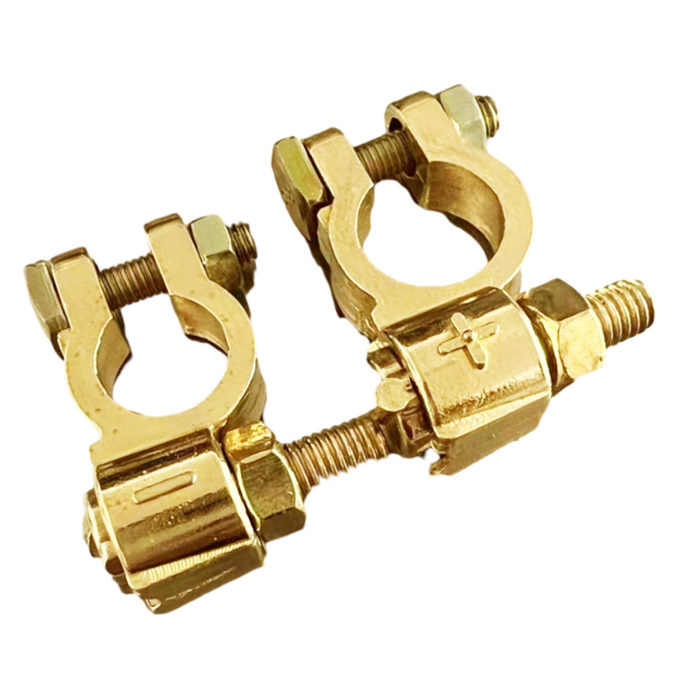 12 V positive Batterieklemmen, – Battery Terminal Clamps Quick Release Brass Bewertung und Preis