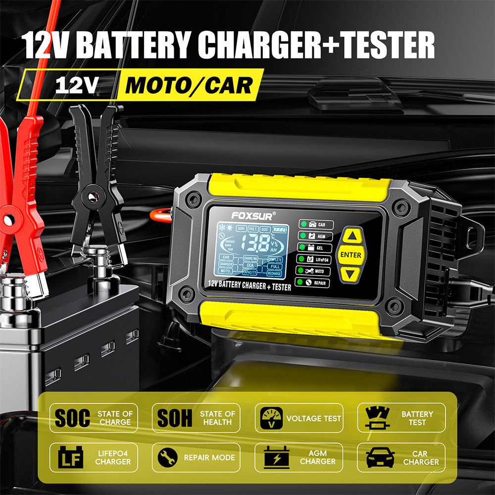 2-in-1 Smart Car Battery Charg – Lifepo4 Battery Charger Smart Automatic Bewertung und Preis