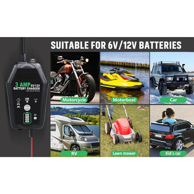 3000 mA 6 V 12 V vollautomatis – Lifepo4 Battery Charger Smart Automatic Bewertung und Preis