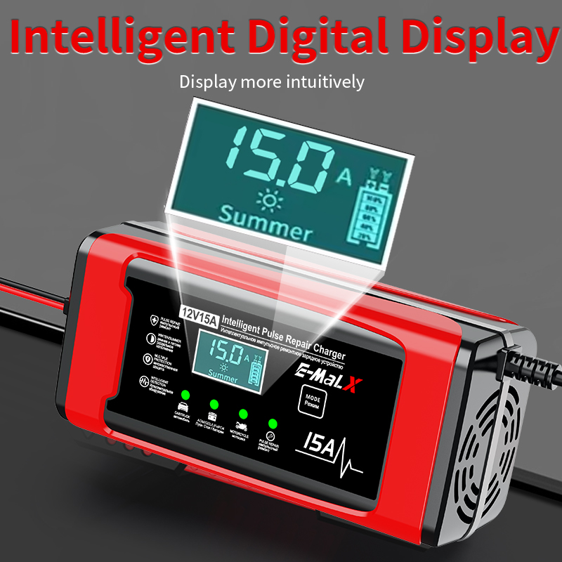 EU-Stecker 12V 15A Intelligent – Lifepo4 Battery Charger Smart Automatic Bewertung und Preis