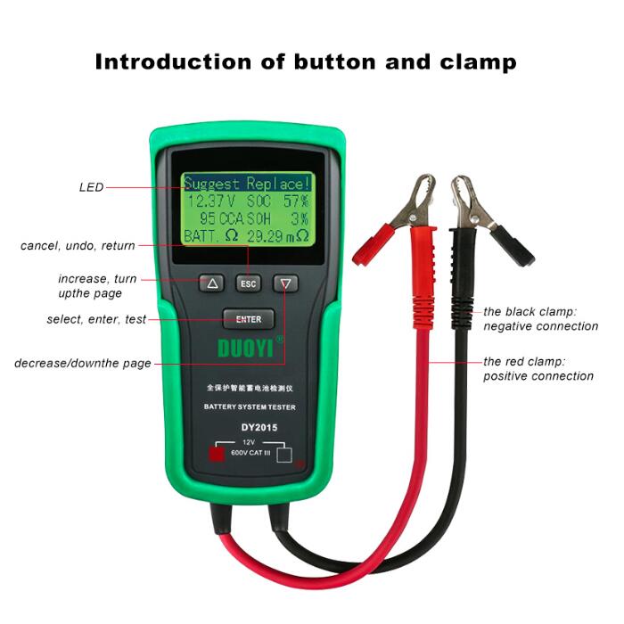 DUOYI DY2015 12V Autobatteries – Car Battery Load Tester Digital Cranking Bewertung und Preis