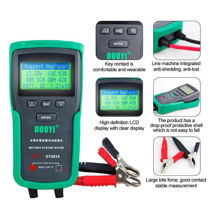 DUOYI DY2015 12V Autobatteries – Car Battery Load Tester Digital Cranking Bewertung und Preis